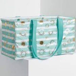 Thirty One Large Utility tote Rays for Days NWT